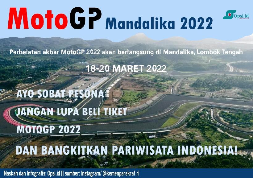 Infografis: 3 Pilihan Penginapan Bagi Penonton MotoGP Mandalika 2022
