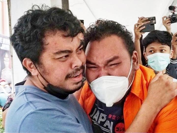 Jenguk Fico Fachriza, Tangis Ananta Rispo Pecah