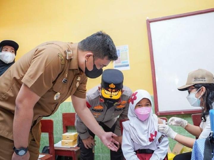 Hari Ini, Pemko Medan Mulai Vaksinasi Anak 6-11 Tahun