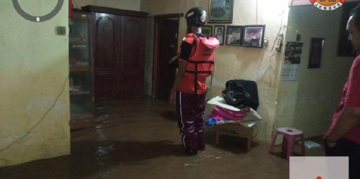 45 Rumah Warga di Jember Terendam Banjir