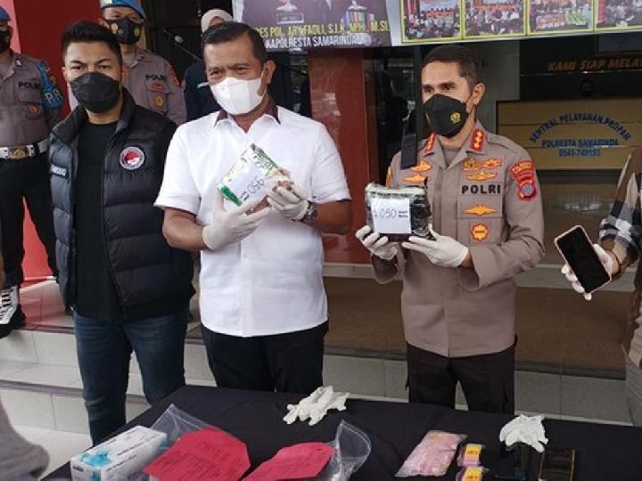 Polisi Gagalkan Peredaran Dua Kilogram Sabu di Kota Samarinda