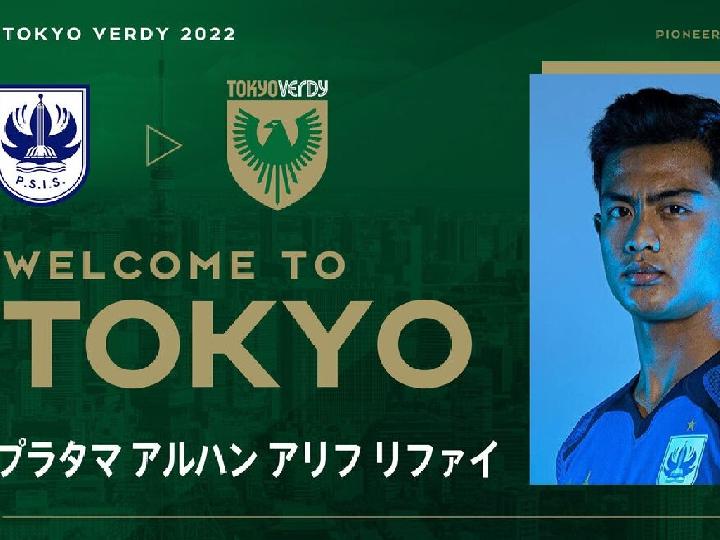 Tokyo Verdy Umumkan Bergabungnya Pratama Arhan