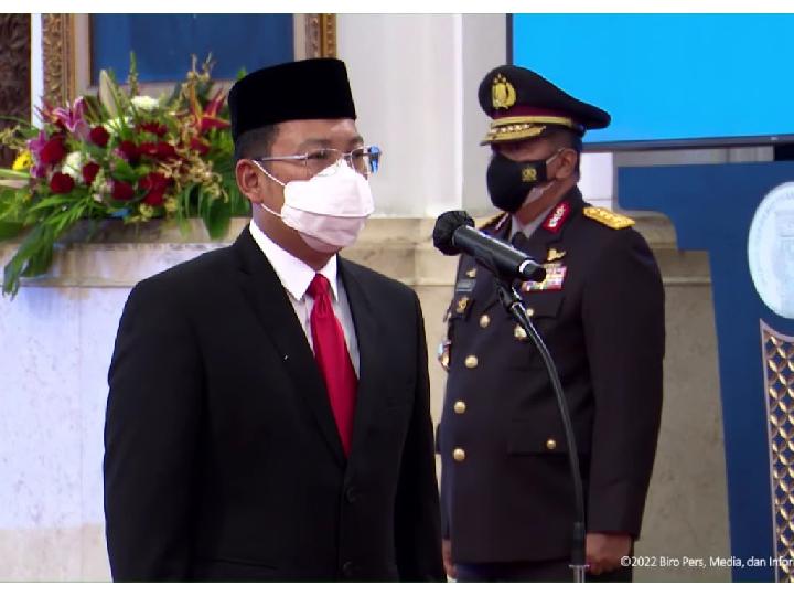 Presiden Jokowi Lantik Arief Prasetyo Adi Jadi Kepala Badan Pangan Nasional