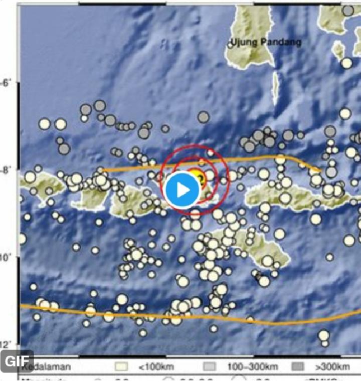 Bima NTB Diguncang Gempa 5.2, Tidak Berpotensi Tsunami