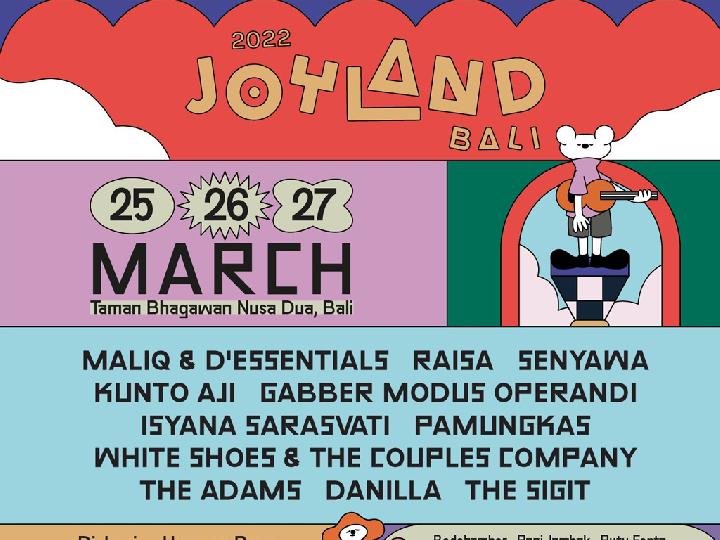 Joyland Festival 2022 Digelar di Bali, Sajikan Musik hingga Stand Up Comedy