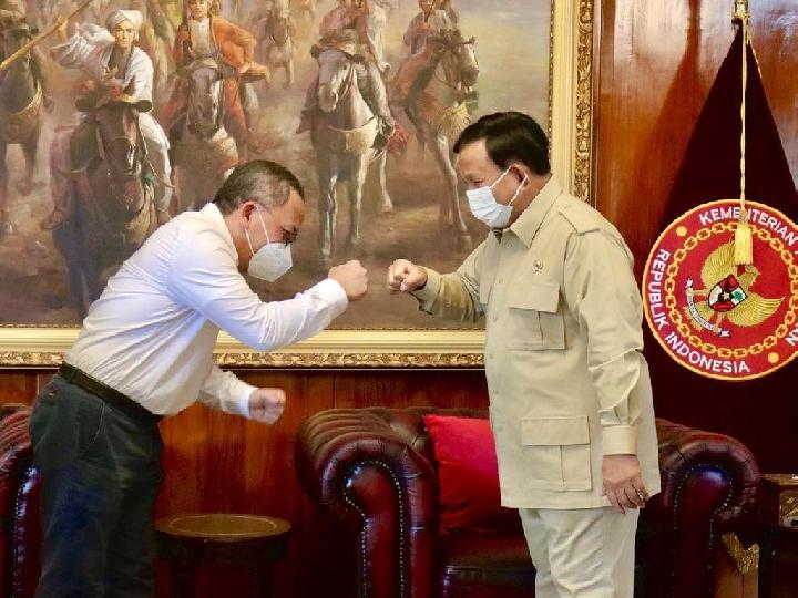 Prabowo Subianto-Tri Handoko Tandatangani MoU Riset dan Inovasi Kemenhan-BRIN