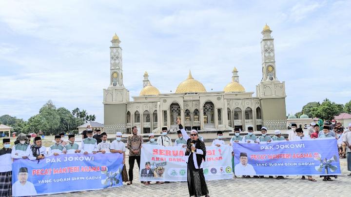 Jika Menag Yaqut Tak Dipecat, Ormas Islam di Abdya Ancam Bakal Demo Besar