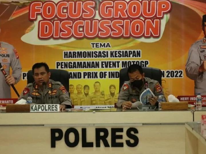 Polres Lombok Tengah Matangkan Persiapan Pengamanan MotoGP Mandalika