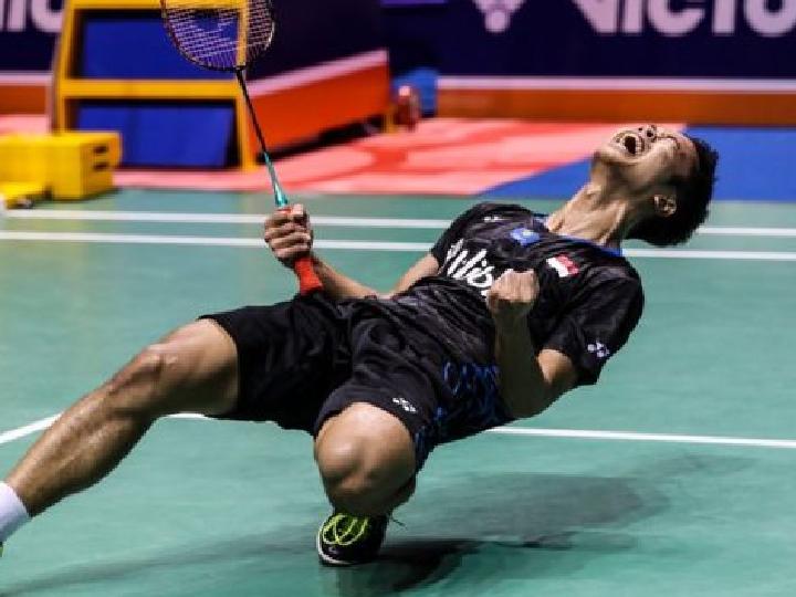 Thomas Cup 2022: Ginting Keok, Indonesia Tertinggal 0-1 dari Singapura