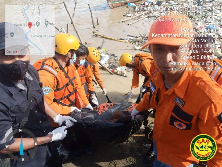 Remaja Hanyut di Sungai Deli Ditemukan Tewas 