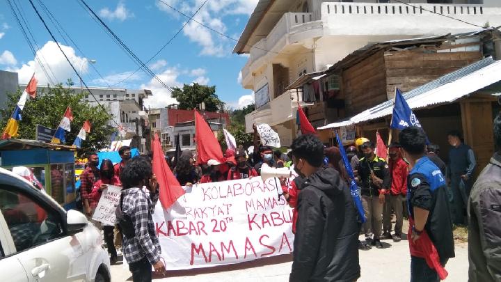 Refleksi 20 Tahun Mamasa, Mahasiswa Minta Pemerintah Maksimalkan Infrastruktur