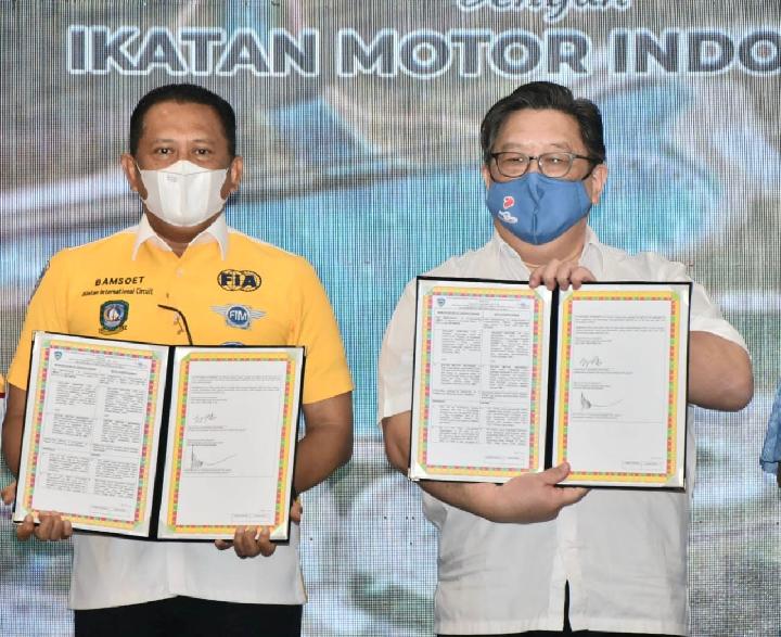 Bangun Bintan International Circuit, IMI dan Gallant Venture Pte LTD Singapura Tandatangani MoU