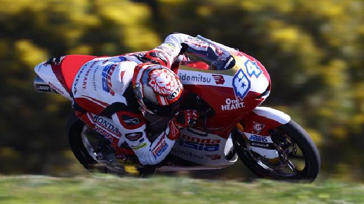 Pembalap Moto3 Indonesia Mario Aji Cetak Sejarah di Sirkuit Mandalika