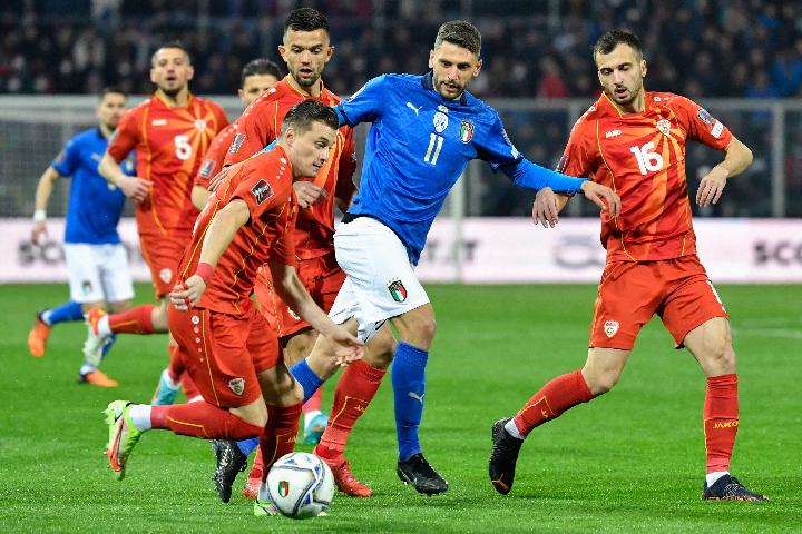 Kalah dari Macedonia Utara, Italia Gagal Lolos ke Piala Dunia Qatar 2022