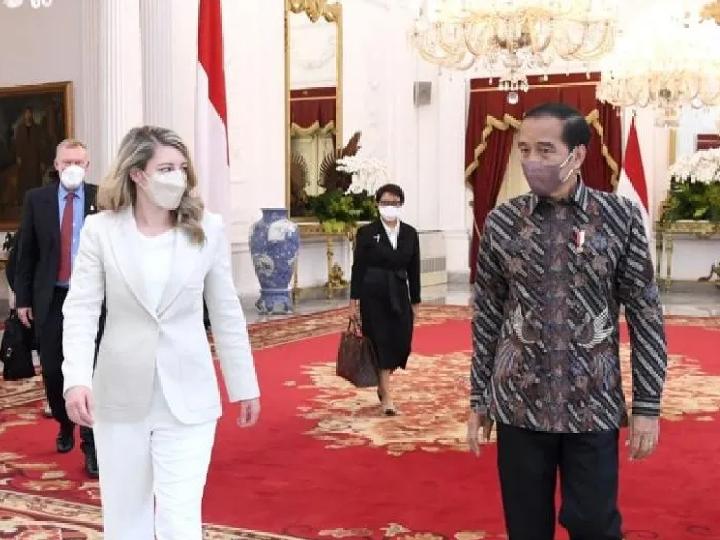 Temui Presiden Jokowi, Menlu Kanada Sampaikan Dukungan Presidensi G20