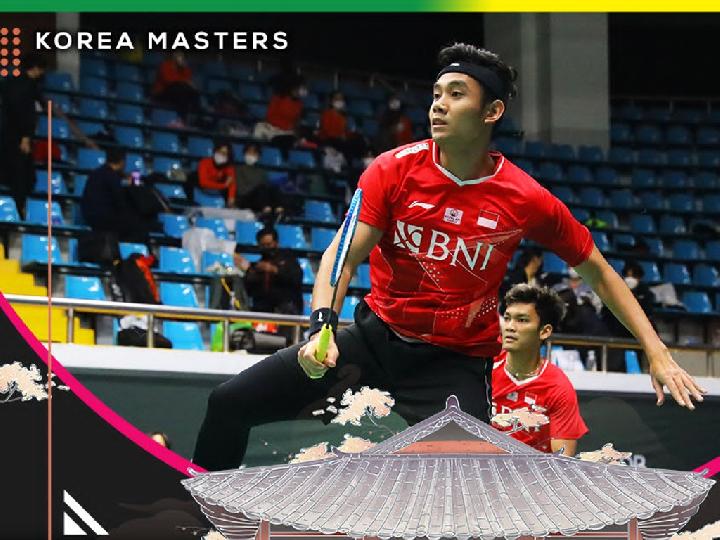 Korea Masters 2022: Duel Satu Jam dengan Ganda China, Bakri Lolos ke Perempat Final