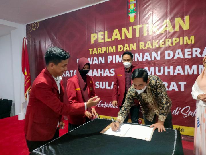 Ketua DPRD Sulbar Ajak Kolaborasi Nahkoda Baru IMM Sulbar 