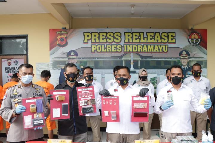 Selama Ramadan Sat Narkoba Polres Indramayu Ungkap Enam Kasus Penyalahgunaan Narkotika