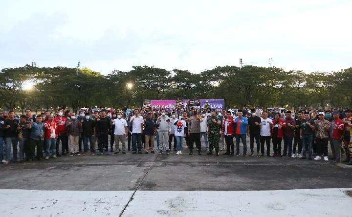 Fatmawati Rusdi Deklarasikan Anti Balap Liar, Rangkul Anak Muda Makassar