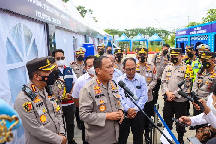 Cek Kesiapan Pengamanan Arus Balik, Kapolda Jabar Apresiasi Masyarakat 