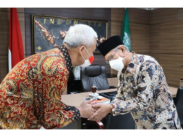 Ganjar Pranowo Bertemu Ketua PP Muhammadiyah, Ini Pembahasannya