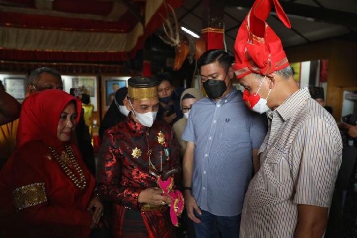 Raja Gowa Sebut Ganjar Tokoh yang Sangat Peduli Budaya