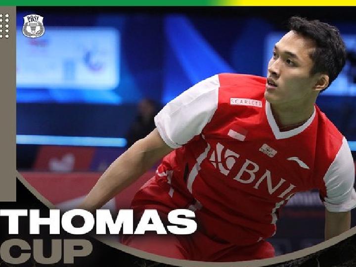 Thomas Cup 2022: Jojo Sumbang Poin, Indonesia Ungguli Singapura 2-1