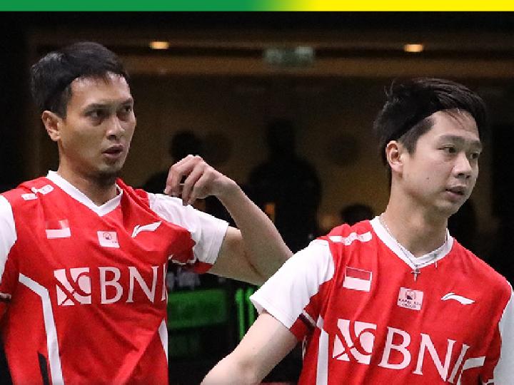 Utak-atik Pasangan Gagal, Ahsan/Kevin Kalah Indonesia Tertinggal 0-2 dari Korea