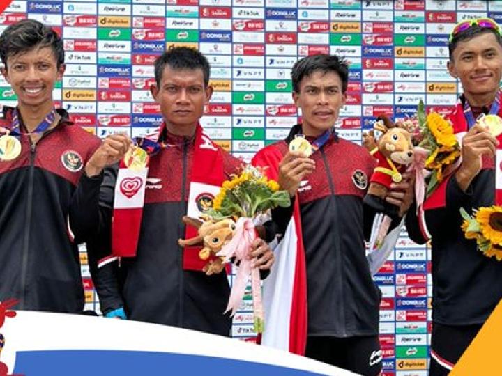 Tim Dayung Putra Indonesia Sumbang Lagi 1 Emas di SEA Games Vietnam