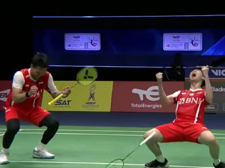 Angka 7-17 Viral di Medsos, Ulah Ahsan/Kevin di Thomas Cup 2022