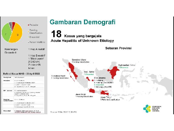 Hepatitis Akut Berasal dari Daerah Ini, Kemenkes Temukan 18 Orang Dugaan Kasus