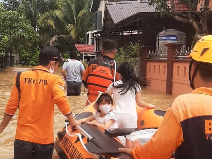 Banjir Kepung Beberapa Wilayah Kaltim dan Kalsel