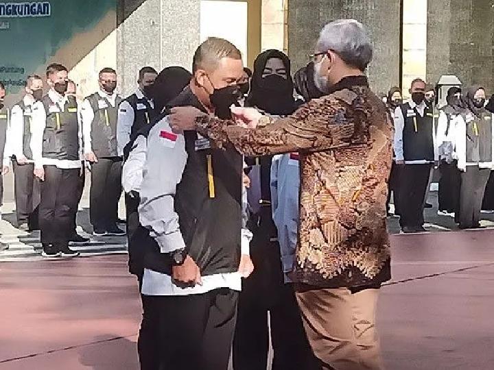 Kemenkes Libatkan Prajurit TNI Lakukan Vaksinasi Calon Jamaah Haji di Fasilitas Embarkasi