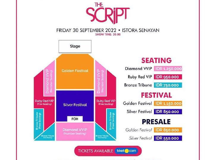 Promotor Batasi Penjualan Tiket Konser The Script di Jakarta