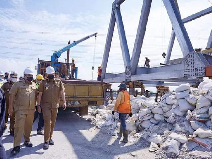 Bobby Nasution Targetkan Jembatan Sicanang Rampung Akhir Tahun