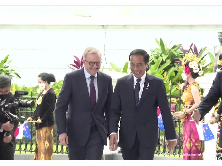 Presiden Jokowi Terima Kunjungan PM Australia di Istana Bogor