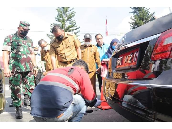 Uji Emisi Gas Buang, Mobil Wakil Wali Kota Medan Jadi yang Pertama