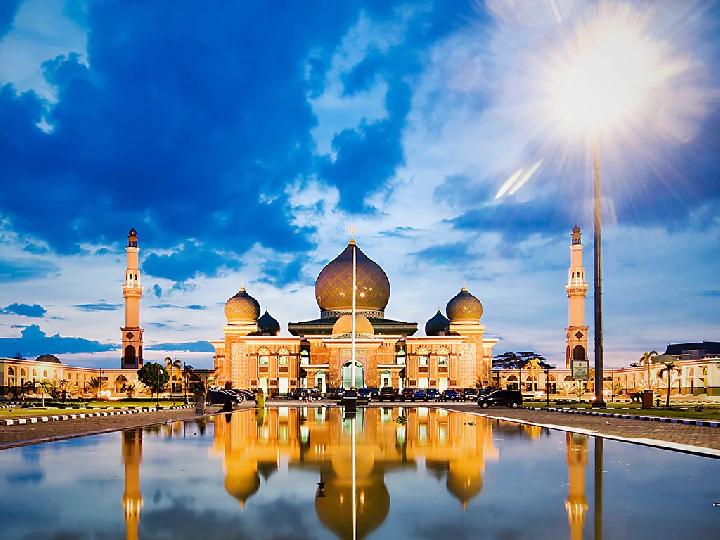 Masjid Mirip Taj Mahal India, Cuma Ada di Pekanbaru Riau