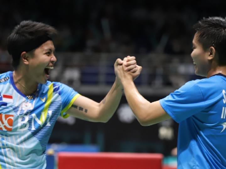 Apriyani/Fadia ke Semifinal Malaysia Open 2022, Tumbangkan Juara Dunia