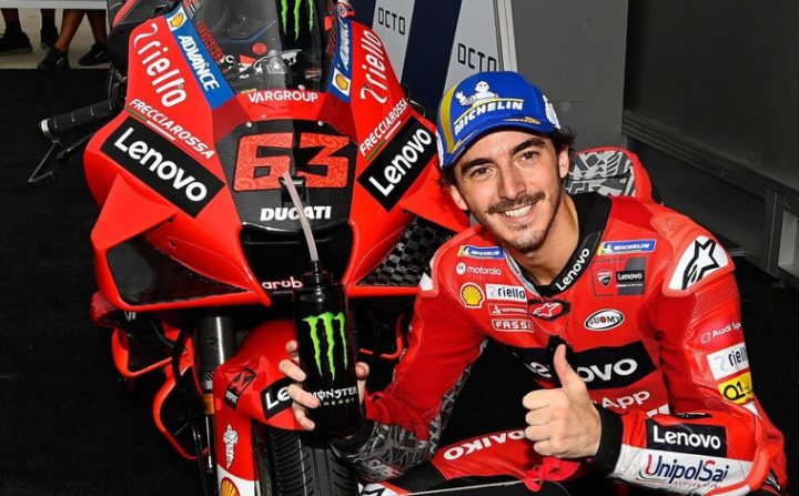 Berkendara dalam Keadaan Mabuk, Fransesco Bagnaia Mengalami Kecelakaan di Spanyol