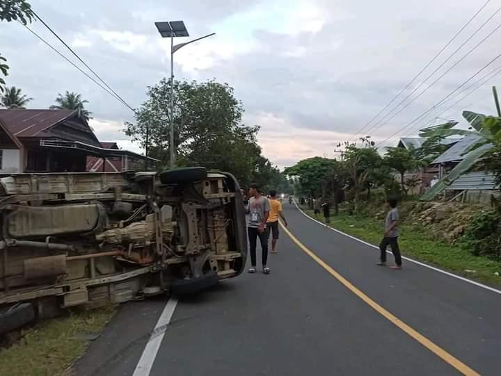 Mobil Jenazah Terlibat Kecelakaan dengan Pikap di Majene