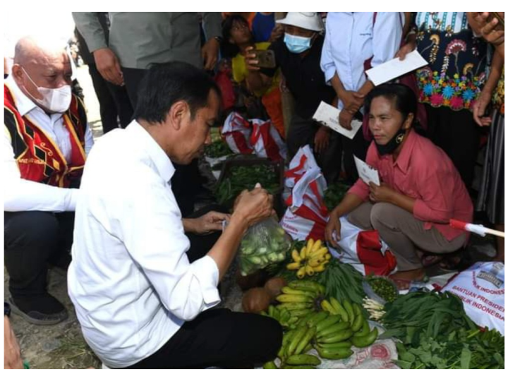 Pisangnya Dibeli Presiden Jokowi, Pedagang di Pasar Alasa Senang