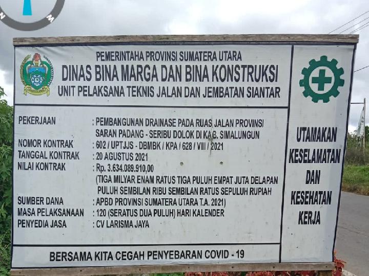 5 Proyek Bina Marga Sumut di Simalungun Diduga Rugikan Negara Rp 7 Miliar