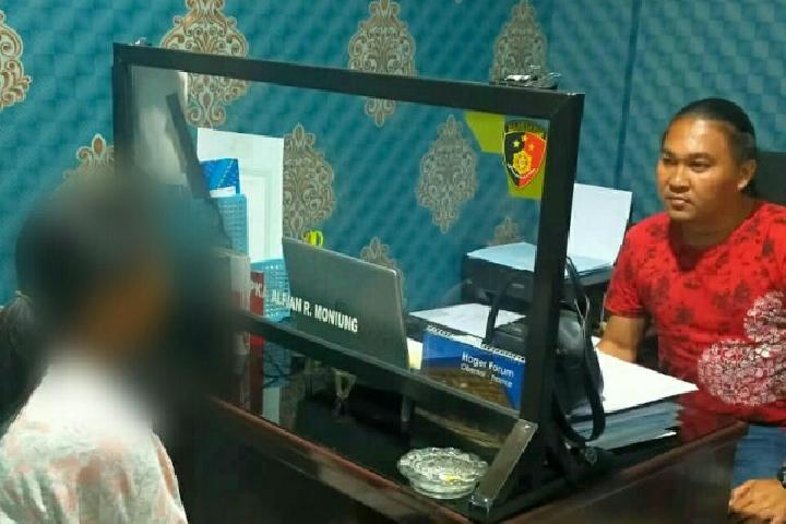 Gasak Handphone dan Uang Tunai, IRT di Manado Diringkus Polisi Tomohon