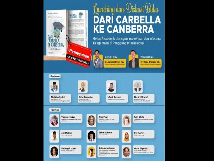 Dosen PTKI Penerima Beasiswa PIES Australia Rilis Buku Memoar Perjalanan Akademik