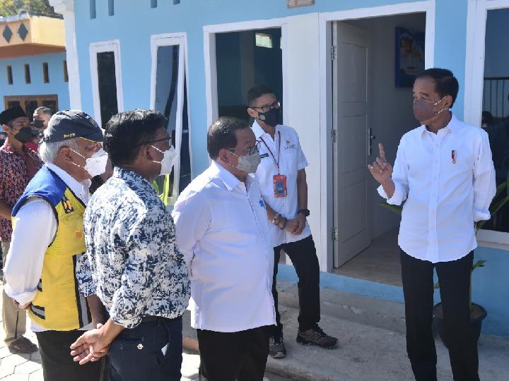 Presiden Jokowi Tinjau Hunian Wisata Labuan Bajo di NTT