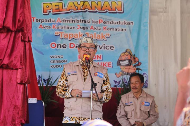 Pemkab Cirebon Launching Program Tapak Jalak, Permudah Masyarakat Urus Administrasi Kependudukan