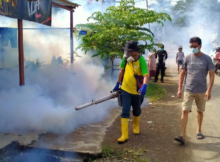 Kasus DBD Bertambah, Dinkes Mamuju Kembali Lakukan Fogging