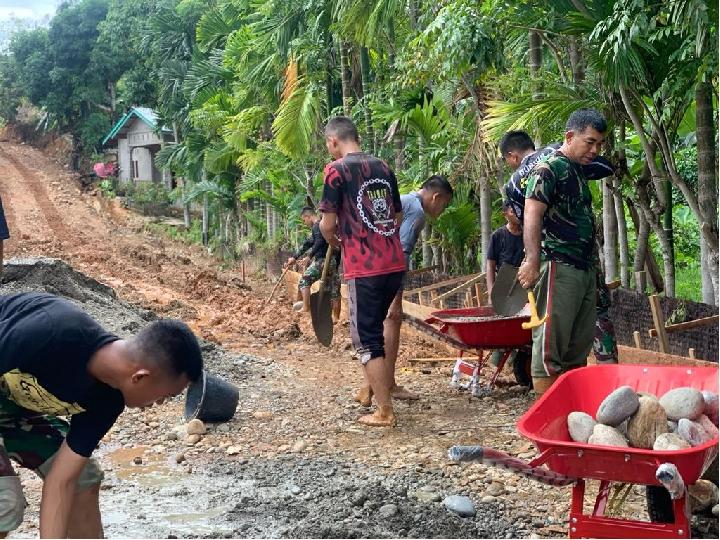 Bakal Tuntas, Pembukaan Jalan Pegunungan Program TMMD Kodim Abdya Capai 95 Persen