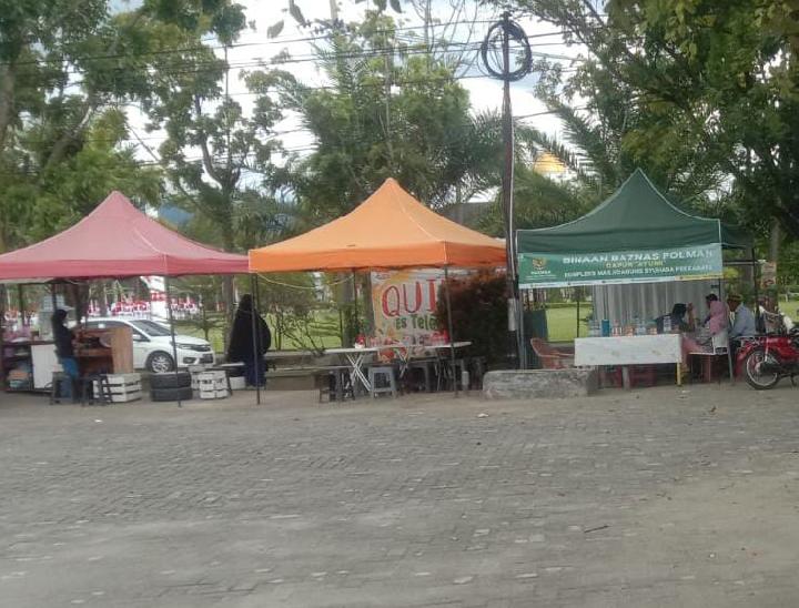 Dapat Surat Teguran, Pedagang di Area Masjid Syuhada Polman Terancam Digusur